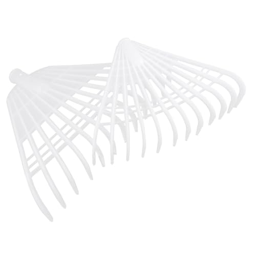 DIYEAH 2 Stück Teiliges Garteneisen Robuster Kunststoff Laubrechen mit Effektivem Zahn Design Vielseitig für Garten Rasen und Bodenreinigung zum Lockern und Entfernen von Laub und DIYEAH 2 Stück Teiliges Garteneisen Robuster Kunststoff Laubrechen mit Effektivem Zahn Design Vielseitig für Garten Rasen und Bodenreinigung zum Lockern und Entfernen von Laub und von DIYEAH