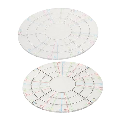 DIYEAH 2stücke Keramik Werkzeug Zum Zeichnen Runder Kreise Kreisteiler Für Töpferwaren Modellierungswerkzeug Aus Robustem Material Für Präzise Formen Und Trimmen von DIYEAH