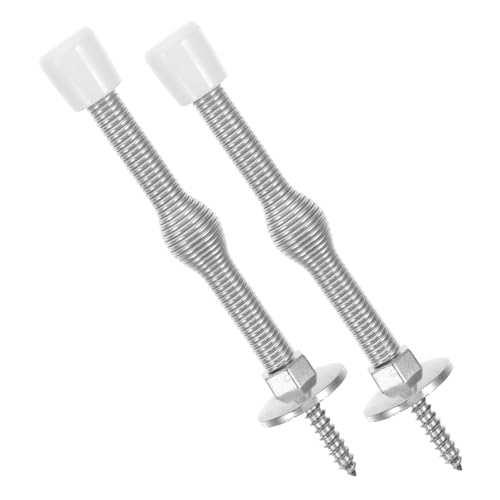 DIYEAH 2 Stück Teiliges Türstopper Federndem Zinklegierungsmaterial Verstellbare Türhalter zum Schutz von Wänden und Möbeln Robuste Türpuffer für Schwere Türen Rutschfest und Langlebig von DIYEAH