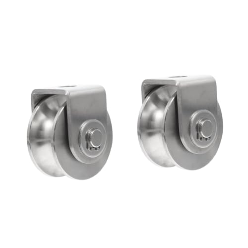 DIYEAH 2 Stück Umlenkrolle Traglast Pulley Block für Fitness Klettern und Industrielle Anwendungen Einfache Installation Langlebig und Praktisch für Tägliche Nutzung DIYEAH 2 Stück Umlenkrolle Traglast Pulley Block für Fitness Klettern und Industrielle Anwendungen Einfache Installation Langlebig und Praktisch für Tägliche Nutzung von DIYEAH