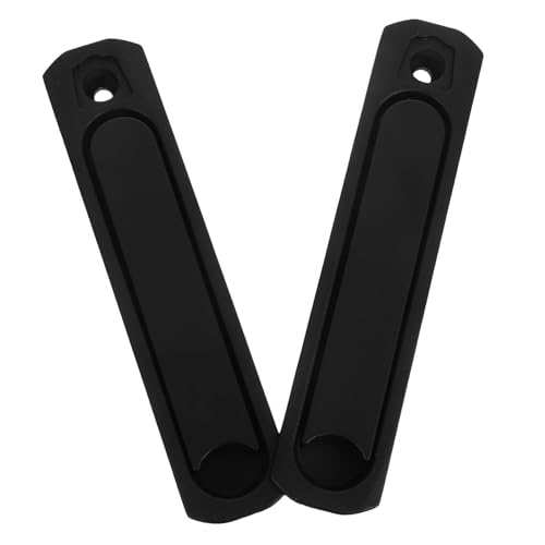 DIYEAH 2 Stück Versteckte Schiebetürgriffe aus Robustem Zinklegierung Unsichtbare Fenstergriff-ersatzteile für Fliegengittertüren Kindersichere Stilvolle Designlösung für Sicheren Alltag von DIYEAH