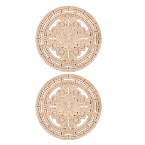 DIYEAH 2 Stück Vintage Holzschnitzereien Blumenmuster Applikation Dekorative Onlays Unbemalte Holzschnitzerei Aufkleber für Möbel Kopfteil Türen und Wohnkultur DIYEAH 2 Stück Vintage Holzschnitzereien Blumenmuster Applikation Dekorative Onlays Unbemalte Holzschnitzerei Aufkleber für Möbel Kopfteil Türen und Wohnkultur von DIYEAH