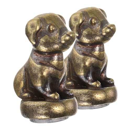 DIYEAH 2 Stück Vintage Tier Türscharnier Kopf Hund Dekorative Topper Kupfer Rustikale Tier Skulpturen für Möbelbeschläge Zubehör für Wohnraumgestaltung DIYEAH 2 Stück Vintage Tier Türscharnier Kopf Hund Dekorative Topper Kupfer Rustikale Tier Skulpturen für Möbelbeschläge Zubehör für Wohnraumgestaltung von DIYEAH