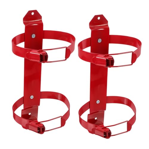 DIYEAH 2 Stück Wandmontierter Robuster Halter für Feuerlöscher Platzsparendes Design für Zuhause Büro Rv und LKW Rot DIYEAH 2 Stück Wandmontierter Robuster Halter für Feuerlöscher Platzsparendes Design für Zuhause Büro Rv und LKW Rot von DIYEAH