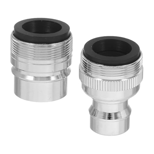 DIYEAH 2 Stück Wasserhahn Adapter Robuster Messinganschluss für Waschmaschine und Geschirrspüler Kompatibel mit Küchen und Badezimmerarmaturen für Effiziente Nutzung von DIYEAH