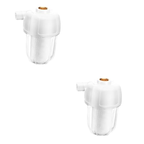 DIYEAH 2 Stück Wasserhahn Vorfilter Weißer Hauswasserhahnfilter Sedimentreduzierend Wassererhitzer Vorfilter Abs Material Für Küche Bad Waschmaschine Toilettenspüle DIYEAH 2 Stück Wasserhahn Vorfilter Weißer Hauswasserhahnfilter Sedimentreduzierend Wassererhitzer Vorfilter Abs Material Für Küche Bad Waschmaschine Toilettenspüle von DIYEAH