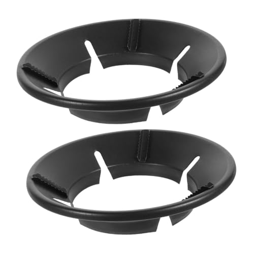 DIYEAH 2 Stück Windschutz für Gasherd Energieeffizientes Outdoor Camping Zubehör Hitzebeständiger Windschutz für Gaskocher Universeller Wok Ring Tragbar und Installieren von DIYEAH