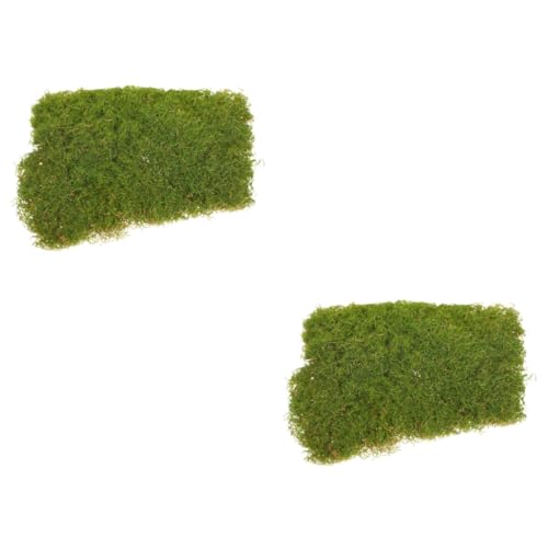 DIYEAH 2 Stück künstliches Moos Dekorativ gefälschte Pflanze Torfmoos Moos für Pflanzen Fälschung kunstpflanze kunstplflanze Craft Decor Simulation Moss Blumentopf schmücken Plastik Green von DIYEAH