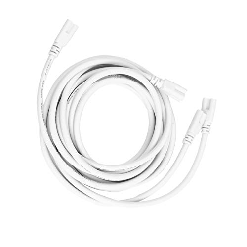 DIYEAH 2 Stücke 2 Meter LED Röhren Anschlusskabel T5/ Doppel Ended 3-Pin Stromkabel für Integrierte Lichtröhren Geeignet für LED Lampen und Leuchtstofflampen von DIYEAH