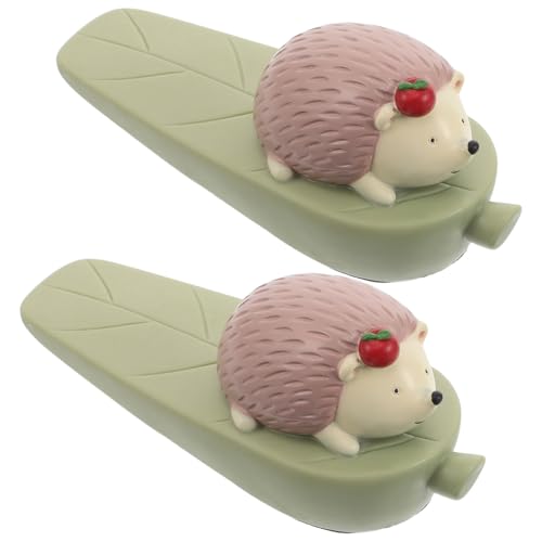 DIYEAH 2 süße Türstopper mit Tiermotiv, dekorativer Türkeil, Bodendekoration, Türstopper, Wandschutz für Kinderzimmer, Zuhause und Büro von DIYEAH