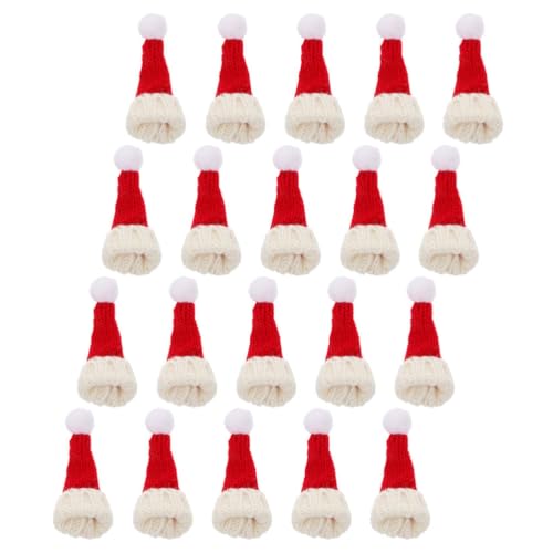 DIYEAH 20 Miniatur-Weihnachtsmannmützen: Mini-Strickmützen zum Basteln – Winzige Schneemannmützen, weiches Garn, gestricktes Ornament für Weihnachtsdekoration und Partygeschenke DIYEAH 20 Miniatur-Weihnachtsmannmützen: Mini-Strickmützen zum Basteln – Winzige Schneemannmützen, weiches Garn, gestricktes Ornament für Weihnachtsdekoration und Partygeschenke von DIYEAH