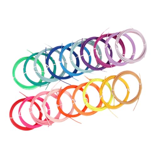 DIYEAH 20rollen Druckfilament Drucker Farbiges Filament Pcl-Filament-nachfüllungen Zubehör von DIYEAH