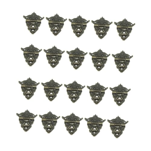 DIYEAH 20 Stck. Teiliges Retro Latch Buckle aus Langlebiger Legierung Antiker Holzbox Verschluss für Schmuckschatullen und Truhen Einfache Montage Dekorativer Vintage Holzbox von DIYEAH