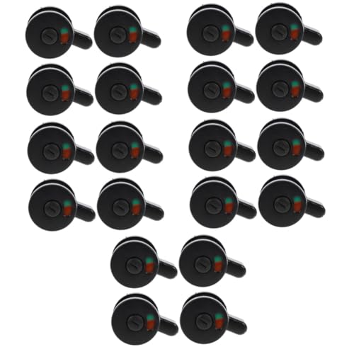 DIYEAH 20 Stck. Toilettentürschloss mit Anzeige Kunststoff Privacy Indikator Schloss für Öffentliche Toiletten Wc Kabinentür Einfache Montage Langlebig von DIYEAH