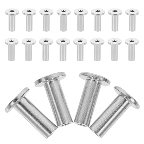 DIYEAH 20 Stück Edelstahl-Schutzhülsen, Kabelgeländer-Kit, Hardware für 3/16 Zoll Drahtseil, Kabel, Holzpfosten, Marine Grade Deck Treppengeländer DIYEAH 20 Stück Edelstahl-Schutzhülsen, Kabelgeländer-Kit, Hardware für 3/16 Zoll Drahtseil, Kabel, Holzpfosten, Marine Grade Deck Treppengeländer von DIYEAH