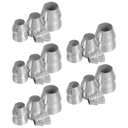 DIYEAH 20 Stück Hammeraxt-Griffkeile, runder Eisenschaft, Axtreparatur, Verstärkungsgriffe, Keile für die Holzbearbeitung, Hammervorschlag-Reparaturwerkzeuge von DIYEAH