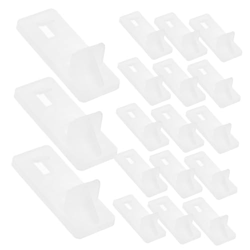 DIYEAH 20 Stück Kunststoff Regalstützen Flexible und Langlebige Regalclips für Bücherregale Schränke und Büromöbel Einsetzbar Passend für Spanplatten und Einfache Handhabung und Robustes DIYEAH 20 Stück Kunststoff Regalstützen Flexible und Langlebige Regalclips für Bücherregale Schränke und Büromöbel Einsetzbar Passend für Spanplatten und Einfache Handhabung und Robustes von DIYEAH
