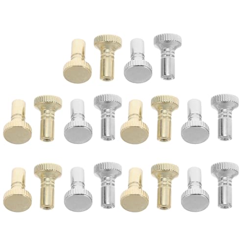 DIYEAH 20 Stück Lampenschalterknopf: Drehschalter zum Ein- und Ausschalten des Lichts, Ersatz-Metallsockelknopf für Boden- und Tischlampen, Reparaturteile, 12 x 19 von DIYEAH