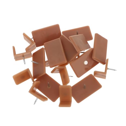 DIYEAH 20 Stück Möbel-schieber Nägel Quadratisch Förmig Kunststoff Schubladenführungen Tack Drawer Slides für Kommoden Stabil Vielseitig Kompatibel Verbessert Sanftes Öffnen und Schließen von DIYEAH