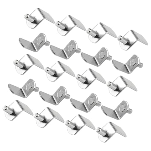 DIYEAH 20 Stück Teiliges Metall Regalbodenträger Robuste Bücherregal Halterungen Langlebige Möbelstützen für Einlegeböden Einfache Montage Stabile Regalhalter für Schrank und Vitrine DIYEAH 20 Stück Teiliges Metall Regalbodenträger Robuste Bücherregal Halterungen Langlebige Möbelstützen für Einlegeböden Einfache Montage Stabile Regalhalter für Schrank und Vitrine von DIYEAH
