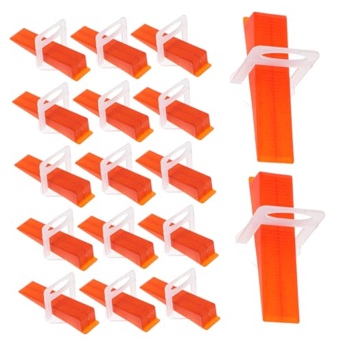DIYEAH 200 Stück Fliesen Leveling System Teiliges Set mit Roten Keilen und Laschen Standardabstand für Wand und Bodenfliesen Präzise Ausrichtung Gleichmäßige Professionelle DIYEAH 200 Stück Fliesen Leveling System Teiliges Set mit Roten Keilen und Laschen Standardabstand für Wand und Bodenfliesen Präzise Ausrichtung Gleichmäßige Professionelle von DIYEAH