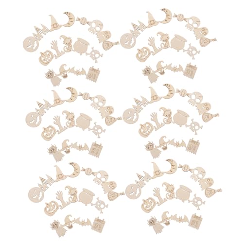 DIYEAH 200 Stück Halloween Holz Bastelset mit Kürbis Geisterformen Unlackierte Holzscheiben für Sicher mit Glatten Kanten zum Bemalen Kreative DIY Holzornamente für Party und Kindergarten DIYEAH 200 Stück Halloween Holz Bastelset mit Kürbis Geisterformen Unlackierte Holzscheiben für Sicher mit Glatten Kanten zum Bemalen Kreative DIY Holzornamente für Party und Kindergarten von DIYEAH