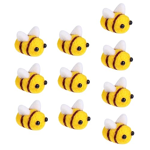 DIYEAH 20Stücke DIY Bienen Ornamente Fühlte Biene Dekorative Materialien für Kopfschmuck und Accessoires Süße Handwerksideen für Erwachsene DIYEAH 20Stücke DIY Bienen Ornamente Fühlte Biene Dekorative Materialien für Kopfschmuck und Accessoires Süße Handwerksideen für Erwachsene von DIYEAH