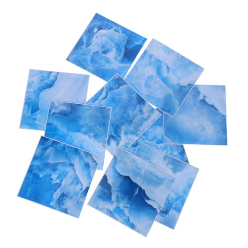 DIYEAH 20Stücke Küchenmarmoraufkleber Selbstklebende Fliesen für Badezimmer und Langlebige Dekoration im Marmor Look Einfache Installation Vielseitig Einsetzbar von DIYEAH