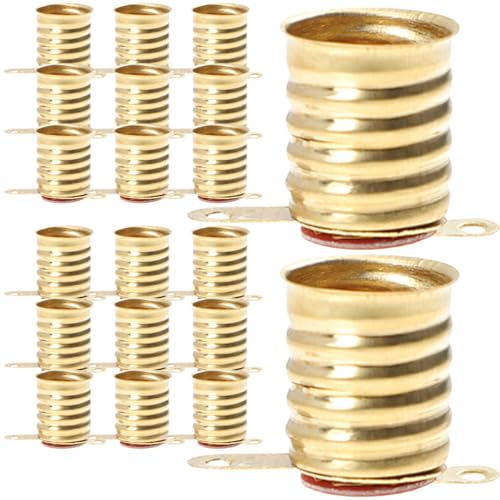 DIYEAH 20Stücke Lampenfassung Hochwertige Glühbirnenadapter für DIY Projekte Geeignet für Tischlampen Deckenleuchten und Indikatorlichter Hochwertigem Gefertigt DIYEAH 20Stücke Lampenfassung Hochwertige Glühbirnenadapter für DIY Projekte Geeignet für Tischlampen Deckenleuchten und Indikatorlichter Hochwertigem Gefertigt von DIYEAH
