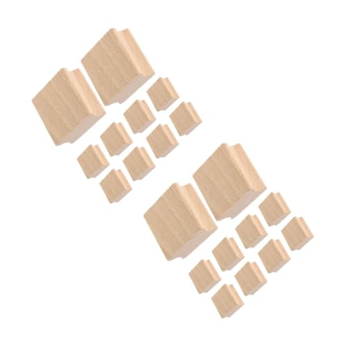 DIYEAH 24 Stk. Teiliges Holzstempel Blöcke aus Robustem Buchenholz mit Gerilltem Design für Präzises DIY Carving Vielseitig Einsetzbar für Papier Stoff und Leder zum Selbstgestalten und DIYEAH 24 Stk. Teiliges Holzstempel Blöcke aus Robustem Buchenholz mit Gerilltem Design für Präzises DIY Carving Vielseitig Einsetzbar für Papier Stoff und Leder zum Selbstgestalten und von DIYEAH