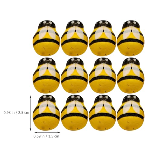 DIYEAH 24 Stück Teiliges Kleine Holz Bienen Dekoration mit Detailreichem Design für DIY Basteln Tischdeko und Festliche Akzente Vielseitig Einsetzbar für Wohnräume Partys Kränze und DIYEAH 24 Stück Teiliges Kleine Holz Bienen Dekoration mit Detailreichem Design für DIY Basteln Tischdeko und Festliche Akzente Vielseitig Einsetzbar für Wohnräume Partys Kränze und von DIYEAH
