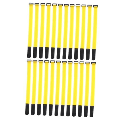 DIYEAH 24 Stück Verstellbare Kabelbinder aus Robustem Nylon Wiederverwendbare Klett-kabelstraps Sanft zu Oberflächen Sicherer Halt für Kabelmanagement und Vielseitige Anwendungen von DIYEAH