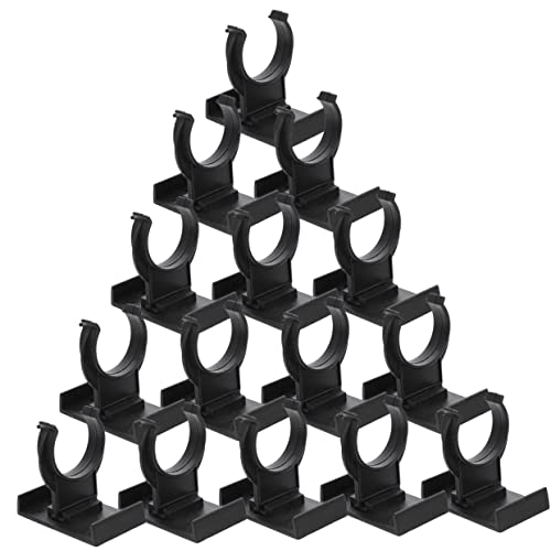 DIYEAH 24 Stücke Schranknivellierer Clips PP Verstellbare Fußklemmen für Schränke Langlebige Sockelklammern für Möbel Installieren für Küchenschränke und Möbelfüße von DIYEAH