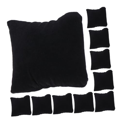DIYEAH 25 Stück Uhren Armbandkissen Schwarz Weiches Schmuckdisplay Kissen Kleine Polster Für Laden und Zuhause Schmuckhalter Pads von DIYEAH
