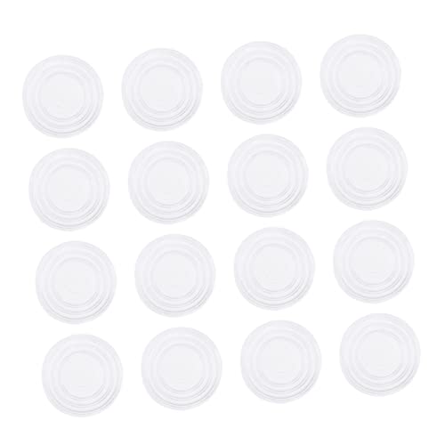 DIYEAH 250 Stück Tischset Aus Glas Tischunterlage Essen Pads Gummi Glasmatte Tisch Stoßstange Aus Glas Teetischplatten Aus Gummi Teetischversorgung Transparent Kunststoff von DIYEAH