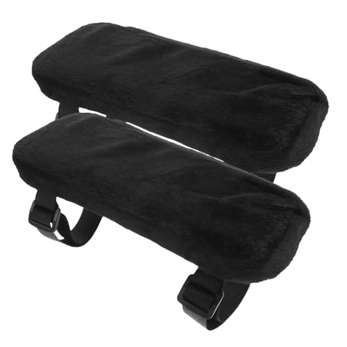 DIYEAH 2Stücke Armlehnenkissen Ergonomische Stuhlpolster für Büro und Zuhause Flexibles Ellenbogenkissen aus Hochdichtem Memory Material für Schreibtischstühle von DIYEAH