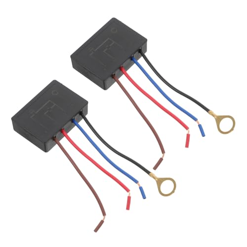 DIYEAH 2Stücke Touch Light Switch Multifunktionale Steuerung für Tischlampe Dimmbar Einfache Installation Zufällige Farbauswahl für Schreibtischleuchten DIYEAH 2Stücke Touch Light Switch Multifunktionale Steuerung für Tischlampe Dimmbar Einfache Installation Zufällige Farbauswahl für Schreibtischleuchten von DIYEAH