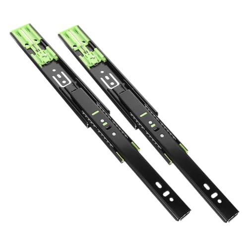 DIYEAH 2stücke Schubladenführungen Schienen Seitlich Montage Vollauszug Dämpfung Edelstahl Schienen Schubladenläufer Für Kommode Schrank DIYEAH 2stücke Schubladenführungen Schienen Seitlich Montage Vollauszug Dämpfung Edelstahl Schienen Schubladenläufer Für Kommode Schrank von DIYEAH