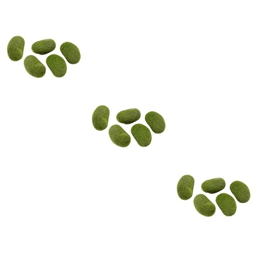 DIYEAH 3 Sätze Imitierter Moosfelsen Moosige Steine Für Terrarien Moosige Steine Für Feengärten Gartenkiesel Kieselsteine für Blumentöpfe Nachgemachter Moosstein Green 5 Stücke * 3 DIYEAH 3 Sätze Imitierter Moosfelsen Moosige Steine Für Terrarien Moosige Steine Für Feengärten Gartenkiesel Kieselsteine für Blumentöpfe Nachgemachter Moosstein Green 5 Stücke * 3 von DIYEAH