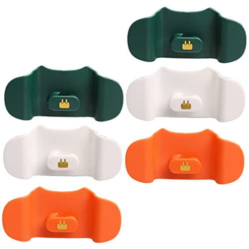 DIYEAH 3 Sätze Kabel Organizer Teiliges Aus Selbstklebenden Kabelhaltern in Weiß Grün Und Orange Zur Kabelorganisation Für Küchengeräte Und Büro Effiziente Kabelführung Für 6 Stücke * 3 DIYEAH 3 Sätze Kabel Organizer Teiliges Aus Selbstklebenden Kabelhaltern in Weiß Grün Und Orange Zur Kabelorganisation Für Küchengeräte Und Büro Effiziente Kabelführung Für 6 Stücke * 3 von DIYEAH