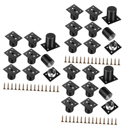 DIYEAH 3 Sätze Verstellbare Möbelfüße Teilig Aluminiumlegierung Höhenverstellbare Möbelbeine Für Schränke Sofas Tische Installieren Belastbar Für DIY Möbel 8 Stücke * 3 von DIYEAH