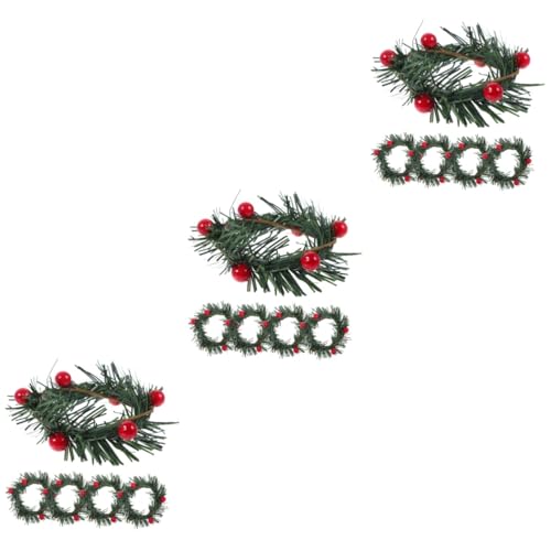 DIYEAH 3 Sätze Weihnachtskranz Künstliche Beerengirlanden Für Kerzen Dekorativer Xmas Kerzenring Für Türen Fenster Und Kamin Lifelike DIY Weihnachtsdeko 5 Stücke * 3 DIYEAH 3 Sätze Weihnachtskranz Künstliche Beerengirlanden Für Kerzen Dekorativer Xmas Kerzenring Für Türen Fenster Und Kamin Lifelike DIY Weihnachtsdeko 5 Stücke * 3 von DIYEAH