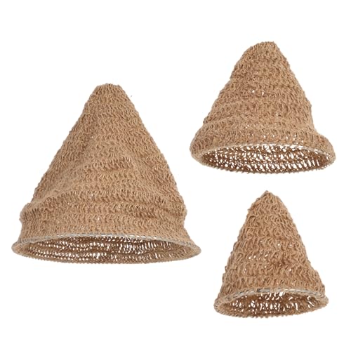 DIYEAH 3 Stück Boho Lampenschirme aus Gewebtem Juteseil Handgefertigte Langlebige Pendelleuchten-abdeckung Natürliche Rustikale Hängelampe Geeignet für Restaurant Hotel Wohnräume DIYEAH 3 Stück Boho Lampenschirme aus Gewebtem Juteseil Handgefertigte Langlebige Pendelleuchten-abdeckung Natürliche Rustikale Hängelampe Geeignet für Restaurant Hotel Wohnräume von DIYEAH
