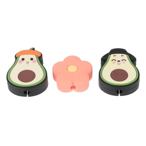 DIYEAH 3 Stück Cartoon Kabelschutz aus Silikon Bunter Ladekabelschutz Bruchfeste Datenleitungsschoner mit Avocado Design Langlebig Installieren als Charger Saver DIYEAH 3 Stück Cartoon Kabelschutz aus Silikon Bunter Ladekabelschutz Bruchfeste Datenleitungsschoner mit Avocado Design Langlebig Installieren als Charger Saver von DIYEAH