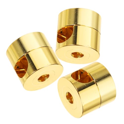 DIYEAH 3 Stück Netzkabelfixiergerät Kabelhaken für Kronleuchter hängendes Lampenkabel Kabel-Organizer für den Schreibtisch Kabelanker für den Schreibtisch Aluminium Golden von DIYEAH