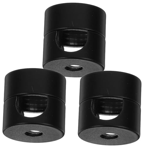 DIYEAH 3 Stück Netzkabelfixiergerät Kabelhalter für Kabel Kabelhaken für Kronleuchter Kabel Halter Decke Kabelhalter für Schreibtisch Ladekabel-Organizer Aluminium Black DIYEAH 3 Stück Netzkabelfixiergerät Kabelhalter für Kabel Kabelhaken für Kronleuchter Kabel Halter Decke Kabelhalter für Schreibtisch Ladekabel-Organizer Aluminium Black von DIYEAH
