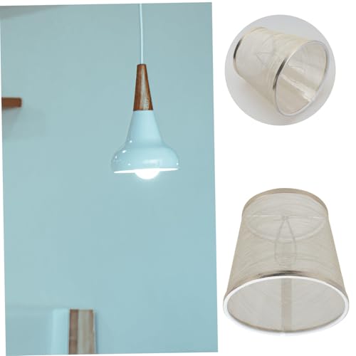 DIYEAH 3 Stück Teiliges Lampenschirm Transparentem Stoff Bubble Goldfarben Langlebiger Lampenschirm für Deckenleuchte Geeignet für Wohnzimmer Schlafzimmer Einfache Montage von DIYEAH