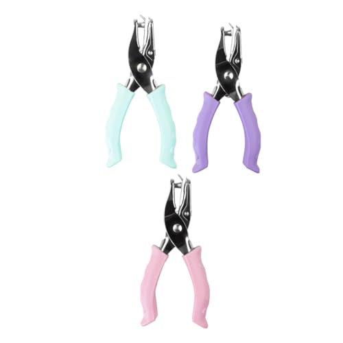 DIYEAH 3 Stück Teiliges Rundloch Papierlocher mit Ergonomischem Griff Manueller Einzel-locher für Lose Scrapbooking und Bastelprojekte Tragbar für Büro und Zuhause in Pastell-grün Rosa DIYEAH 3 Stück Teiliges Rundloch Papierlocher mit Ergonomischem Griff Manueller Einzel-locher für Lose Scrapbooking und Bastelprojekte Tragbar für Büro und Zuhause in Pastell-grün Rosa von DIYEAH