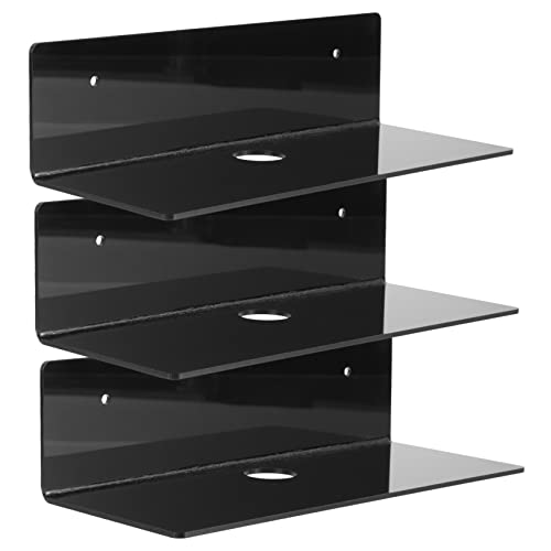 DIYEAH 3 Stück Teiliges Wandregal aus Acryl Schweberegal zur Montage für Badezimmer und Büro Selbstklebend Stabil Feuchtigkeitsbeständig Design DIYEAH 3 Stück Teiliges Wandregal aus Acryl Schweberegal zur Montage für Badezimmer und Büro Selbstklebend Stabil Feuchtigkeitsbeständig Design von DIYEAH