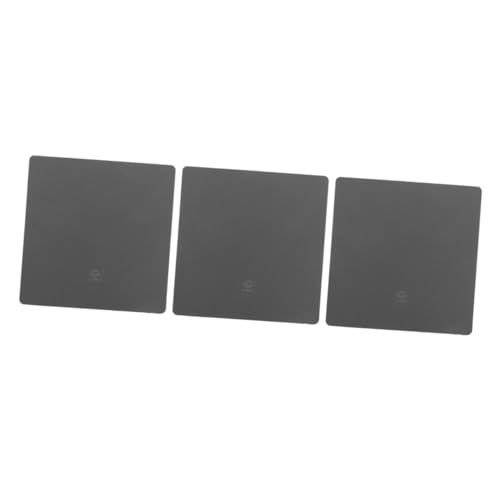 DIYEAH 3 Stück Ultra-dünner Grauer Rockerschalter aus Gehärtetem Glas Modell Unterputz-wandschalter Modernes Home Accessory Fach Steuerung Einfache Montage Langlebig und Stilvoll von DIYEAH